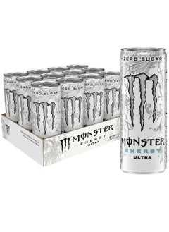 Energy Drink Zero Sugar Ultra Pack of 12 (250ml Each)