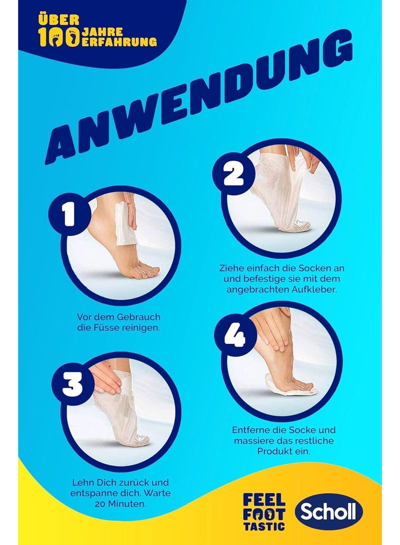 شول قناع القدم المرطب المكثف بعسل المانوكا – عناية عميقة وترطيب طويل الأمد – عبوة تحتوي على زوج واحد (2 قطعة) - Image 3