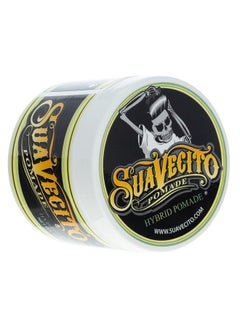 SUAVECITO Suavecito Hybrid Pomade 4 oz, 1 Pack - Hair Pomade For Men - Medium Hold High Shine Hybrid Water And Oil Formula - Reworkable - Easy To Wash Out - All Day Hold For All Hair Styles  - Image 1