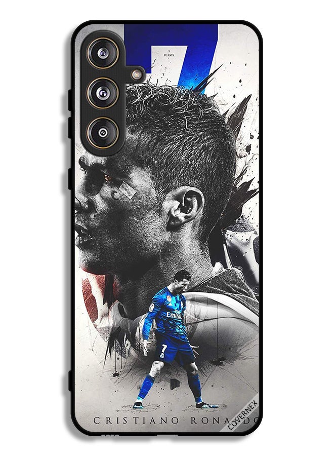 Covernex Samsung Galaxy F55 5G Protective Case Cover Cristiano Ronaldo Wallpaper - Image 1