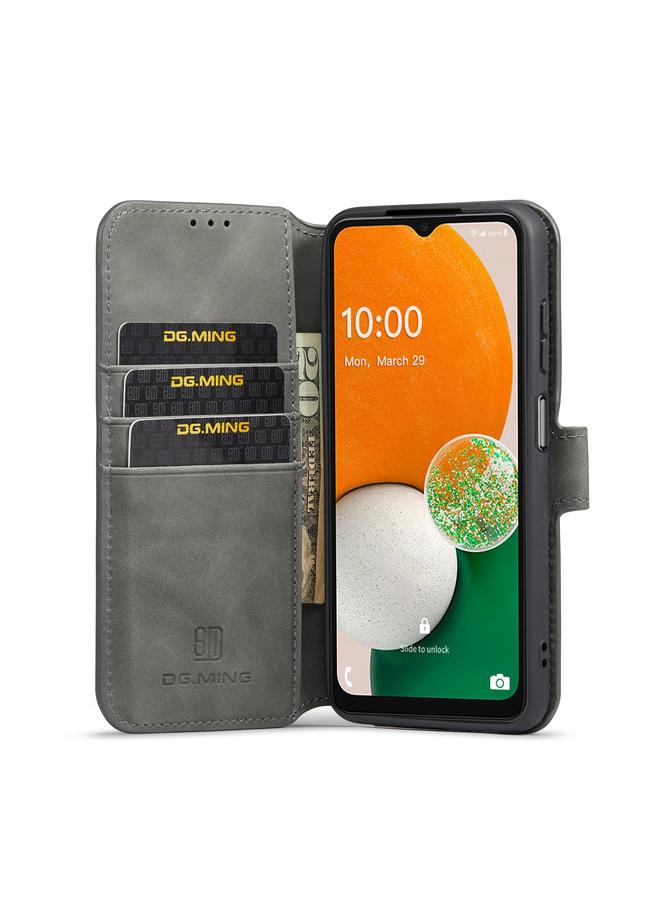Dg Ming Case For Samsung Galaxy A13 4G Retro Oil Edge Flip Leather Phone Case - Image 4