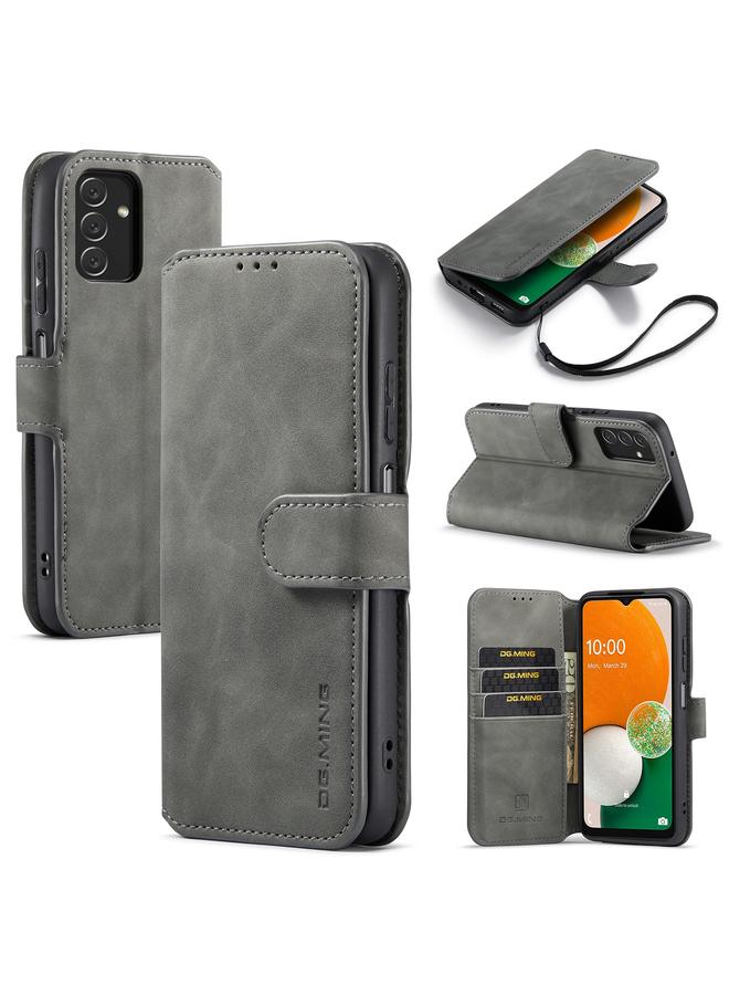 Dg Ming Case For Samsung Galaxy A13 4G Retro Oil Edge Flip Leather Phone Case - Image 1