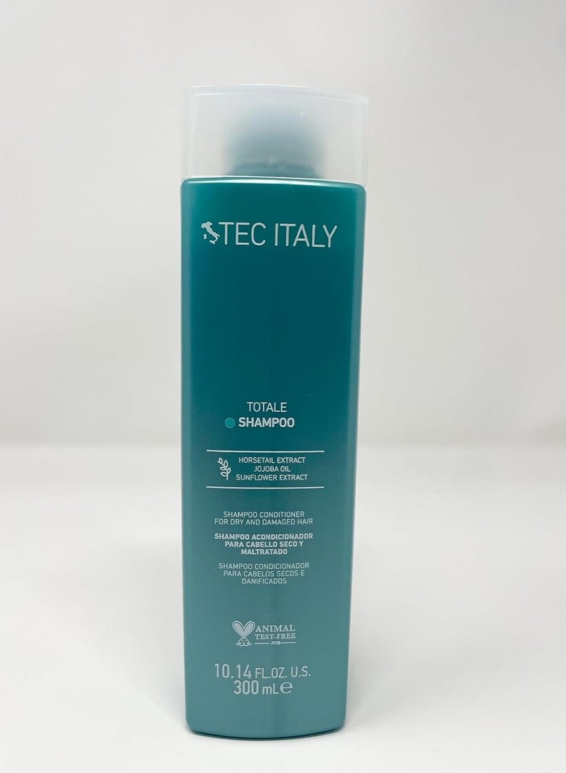 Tec Italy - Totale Shampoo - Conditioning Shampoo For Damaged And Dried Hair - 300ml / 10.14 Fl. Oz. - Image 3
