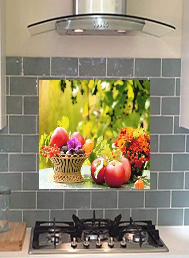 Rangoli Vinyl Wall Sticker, Multicolour (Model Number: Kitchen Wall Sticker 09) - Image 2