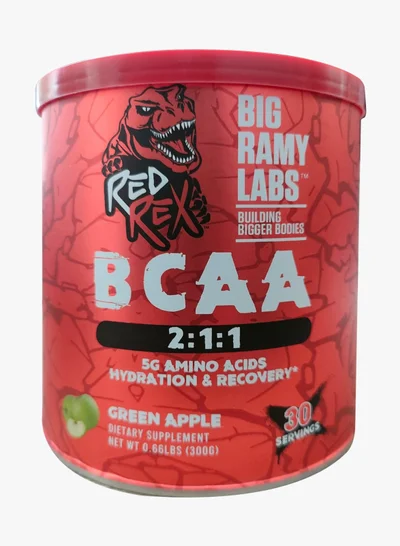 صفقة RED REX ريدريكس - BCAA - تفاح أخضر - 300 جرام على Noon EG