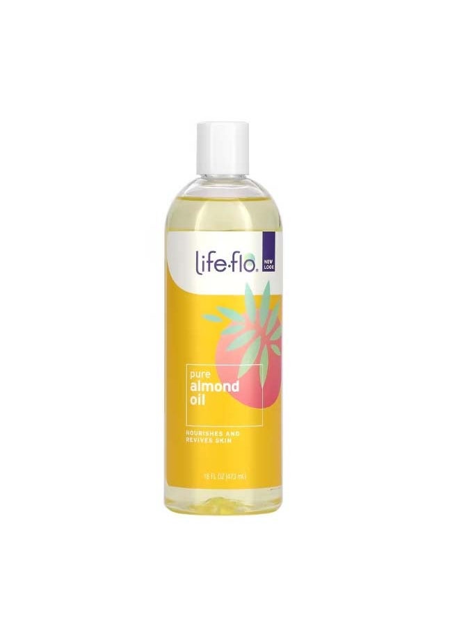 Life-flo - Pure Almond Oil 16 fl oz 473 ml - Image 1