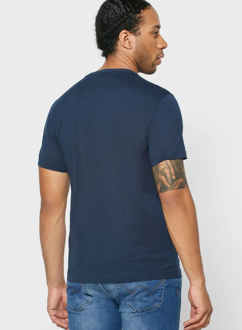 EA7 Emporio Armani Logo Crew Neck T-Shirt