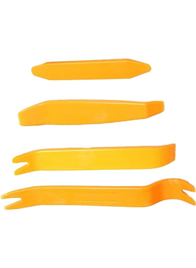 The 4-piece internal disassembly plastic tool kit is suitable for car door audio disassembly and tool modification for removing fasteners of instrument panels inside prying boards - Image 2