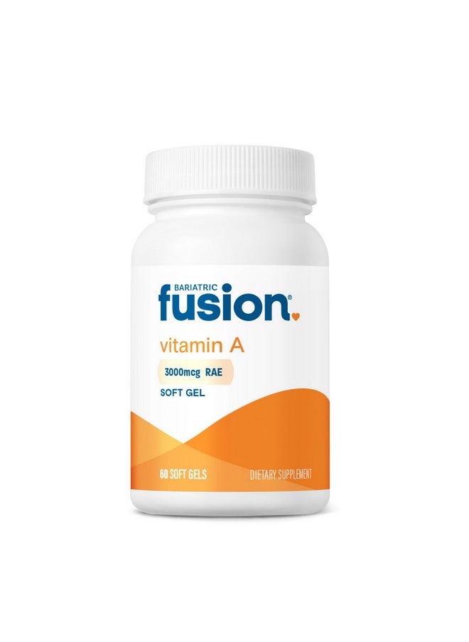 Bariatric Fusion Vitamin A, 3000 mcg of Retinyl Palmitate, Post Bariatric Surgery Supplement, 60 Count - pzsku/Z86D02B156FD2D89D0330Z/45/_/1739864103/c59f0aa6-daf2-4edb-9f99-3d0177ab4ffb