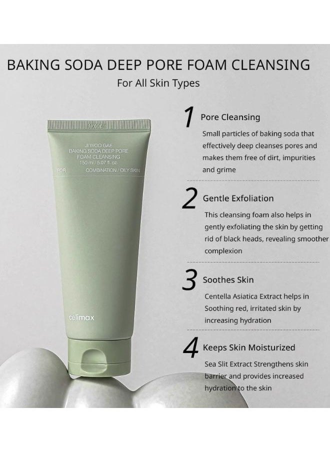 Ji Woo Gae Baking Soda Deep Pore Foam Cleansing 150ml