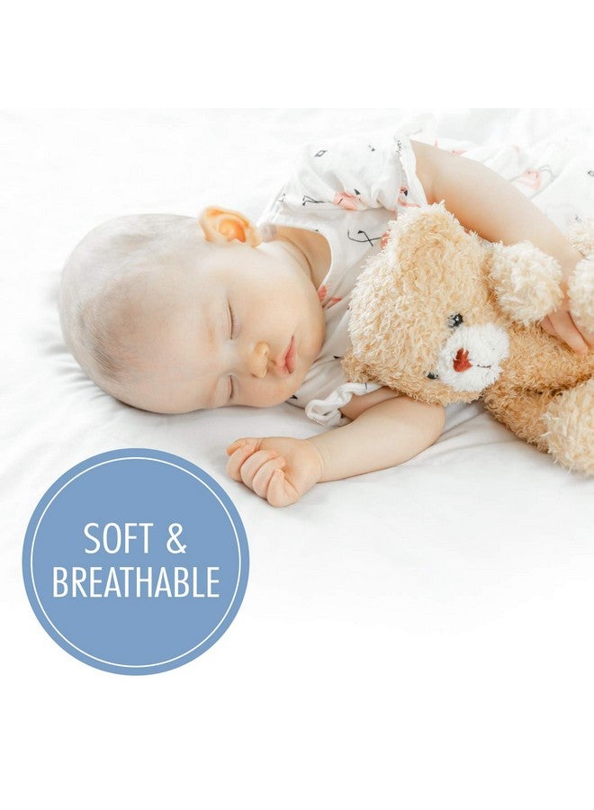 Kushies Organic Jersey Crib Fitted Sheet, Off-White - Image 5