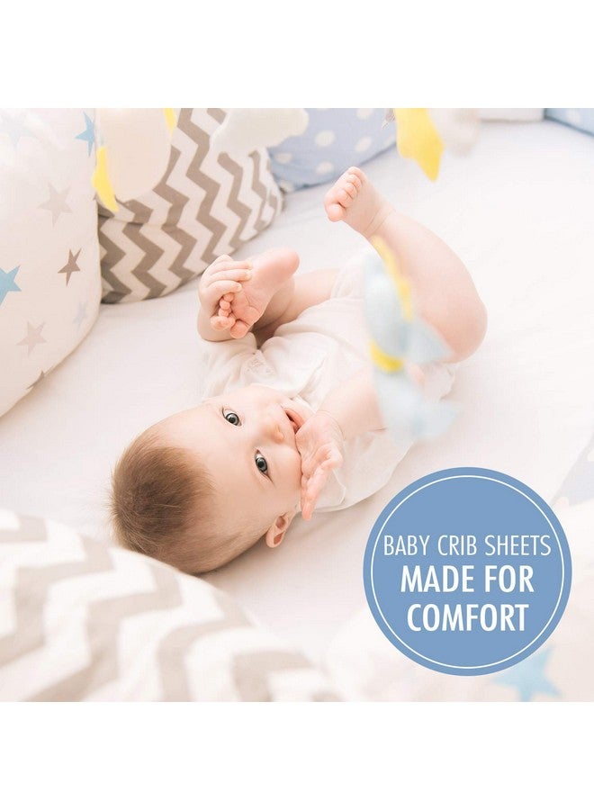 Kushies Organic Jersey Crib Fitted Sheet, Off-White - Image 2