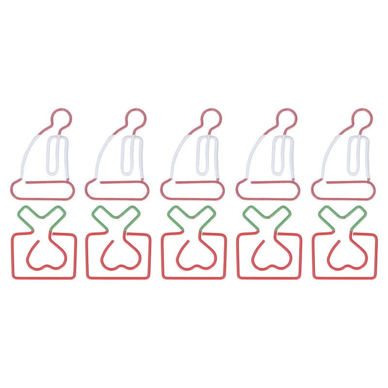 Metallic Paper Clips Rustproof 100PCS Cute Mini Paper Clips for Office School Home Use - Image 4