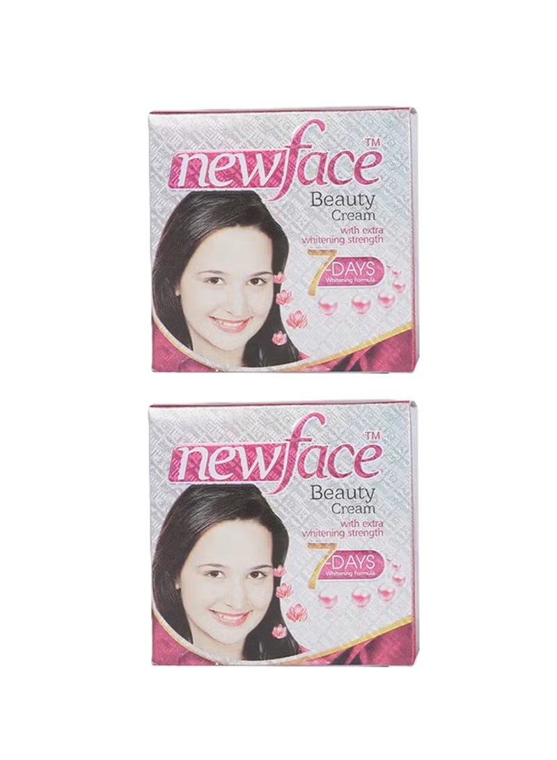 New Face Whitening Cream With Extra Strength 7 Days Formula Night Cream - Pack of 2 - Image 1