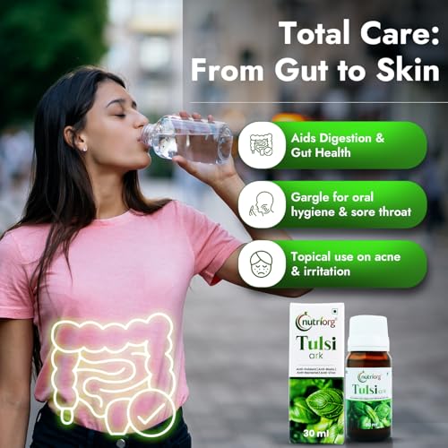 Nutriorg Tulsi Ark || Natural Immunity Boosting - 30 ml - Image 5