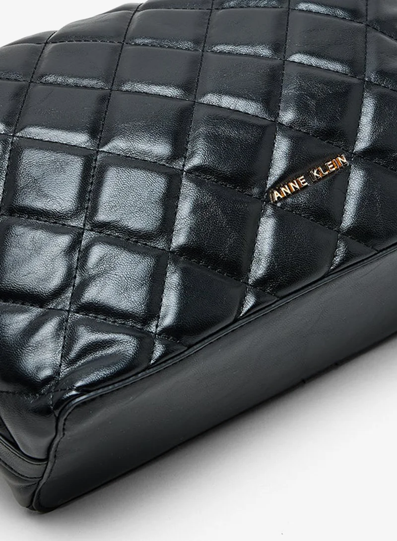 ANNE KLEIN  Anne Klein Quilted Pu Crossbody Bag for Women | Best Price UAE