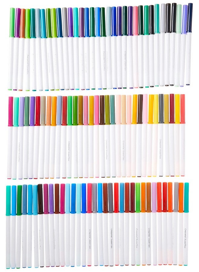 كرايولا أقلام تلوين كرايولا سوبر تيبس القابلة للغسل - 100 قلم - Image 3