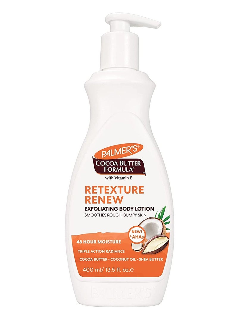 PALMER'S Palmer's Cocoa Butter Formula Retexture and Renew Exfoliating Body Lotion 