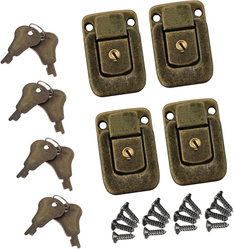 Bronze Toggle Catches For Cabinets Drawers Toolboxes 49x31mm Sturdy Iron Material - Image 2