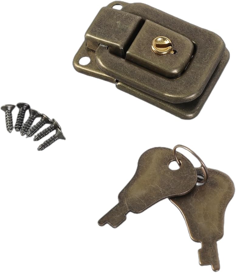 Bronze Toggle Catches For Cabinets Drawers Toolboxes 49x31mm Sturdy Iron Material - Image 4