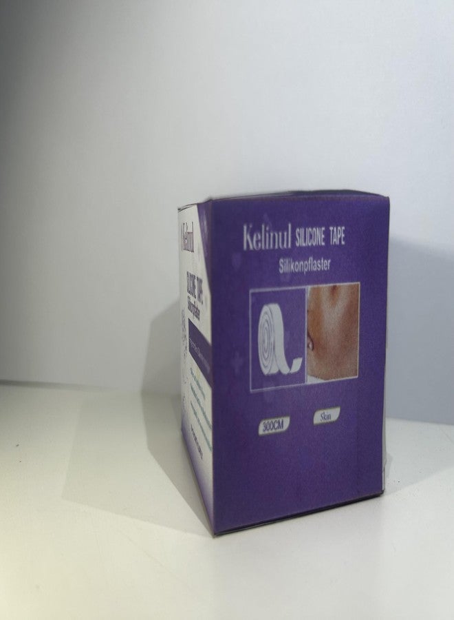 Kelinul شرائح سيليكون لعلاج الندبات (1.6 × 120" لفة) شريط سيليكون لإزالة الندبات لتنعيم وتسطح الندبات، حب الشباب، جراحة القيصرية، جراحة الكيلويد، إزالة غير مؤلمة، قابلة لإعادة الاستخدام، قابلة للغسل، إمداد لمدة 10-12 شهر - Image 2