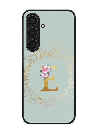 Rugged Black edge case for Samsung Galaxy S24 FE, Slim fit Case Cover - Custom Monogram Initial Letter Floral Pattern Alphabet - E (Light Grey ) - pzsku/Z86D09EA94EB7AC97CF7CZ/45/_/1725356450/91635914-29b9-4bea-a8fb-ef930fbbd13c