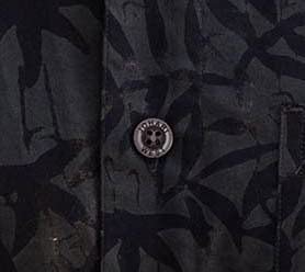 Johari West Men's Button-Down Short Sleeve Shirt, Night Life, Black, 4X-Large - Image 5