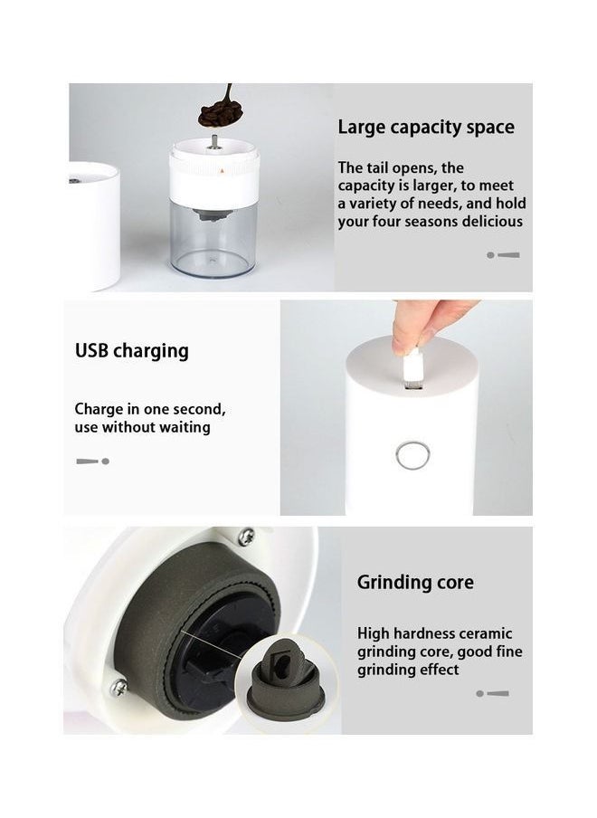 XiuWoo - USB Rechargeable Portable Electric Burr Coffee Grinder, 4 Cups Small Automatic Conical Burr with Multi Grind Setting for Espresso Drip Pour Over French Press - Image 1