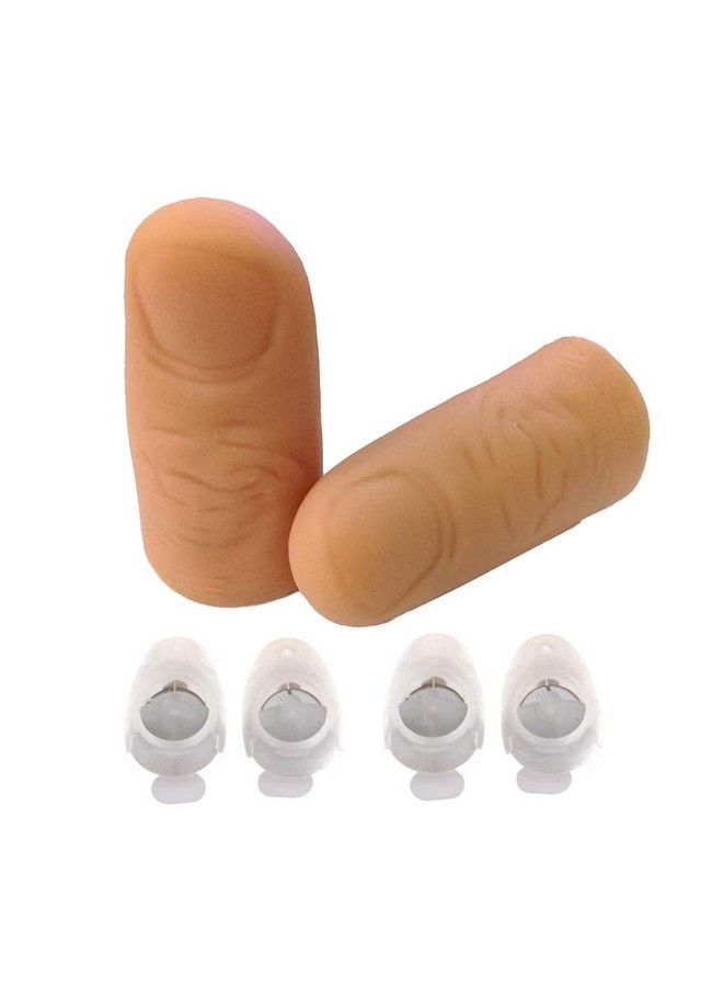 VANTIYAUS Finger Lamps(3Packs/ 6Pcs) Thumbs Magic Prop Party Bar Show Perform Lamp Magic Trick Fake Finger Prank Tool For Halloween - Image 1