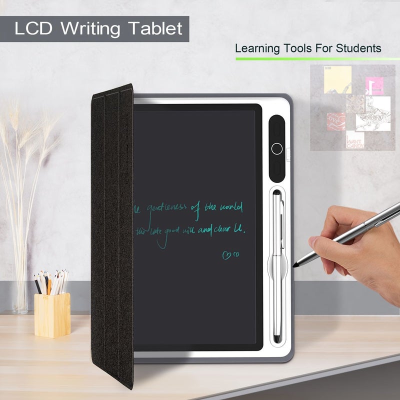 Portable Electronic Whiteboard PG2800-E-Rose 9.3 Inch with Capacitive Stylus Foldable Protective Case One Button Wipe - Image 4