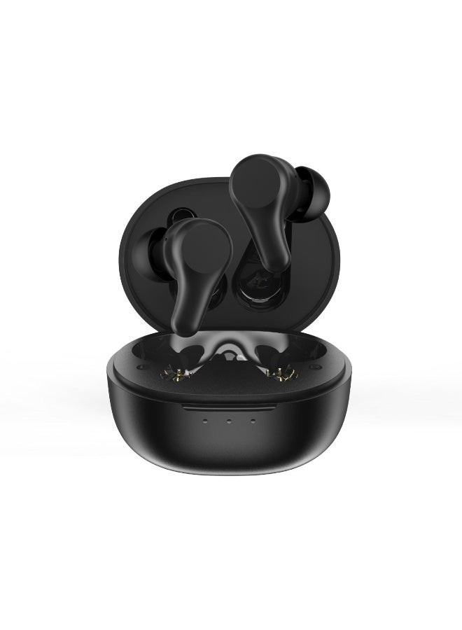 تي سي اج سماعات أذن لاسلكية TCH Boom Trap L30، سماعة أذن بصوت واضح وضوضاء عالية، تعمل باللمس الذكي، ووقت تشغيل يصل إلى 6 ساعات، ووقت استعداد 30 ساعة، وسماعة أذن مقاومة للماء IPX4 بسعة 480 مللي أمبير في الساعة مع بلوتوث 5.3، متوافقة مع أنظمة IOS وAndroid - Image 1