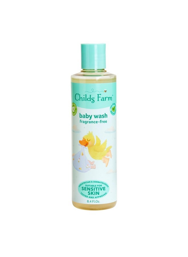 Childs Farm Baby Body Wash, Unfragranced, Gently Cleanses, Suitable for Newborns with Dry, Sensitive and Eczema-prone Skin, 8.4 Fl Oz - Image 1