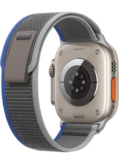 SHOPI Trail Loop Compatible with Apple Watch Band 49mm 45mm 44mm 42mm 41mm 40mm 38mm, Nylon Weave Sport Loop Men Women Adjustable Pull Tab Strap for Apple Watch Ultra iWatch Series 8 7 6 5 4 3 2 1 SE  - Image 1