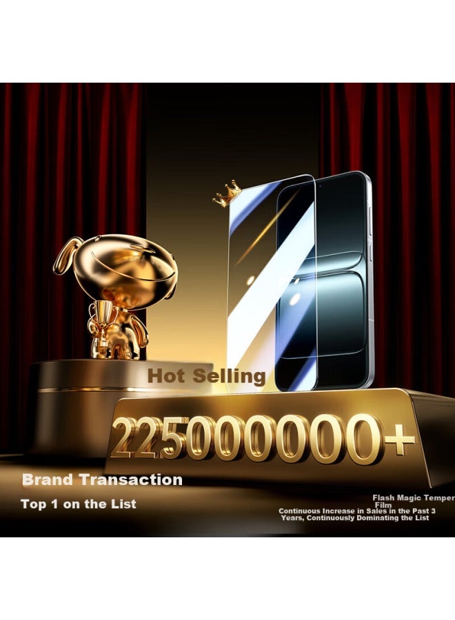 SmartDevil Shanmo Tempered Glass Screen Protector For Oneplus 13T, High Definition Full Glass Anti-Explosion Anti-Drop Anti-Fingerprint Screen Protector For Oneplus Phone, 2-Pack + Installation Tool - Image 2