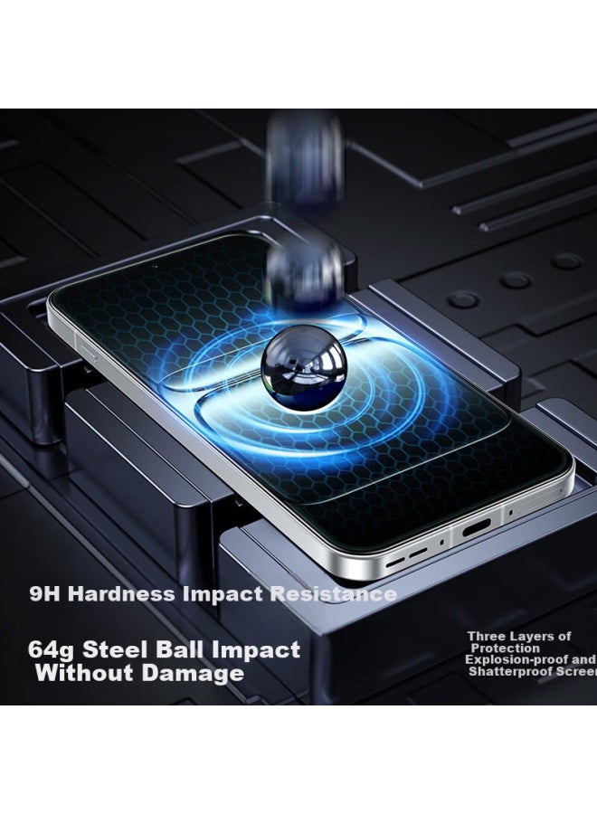 SmartDevil Shanmo Tempered Glass Screen Protector For Oneplus 13T, High Definition Full Glass Anti-Explosion Anti-Drop Anti-Fingerprint Screen Protector For Oneplus Phone, 2-Pack + Installation Tool - Image 3