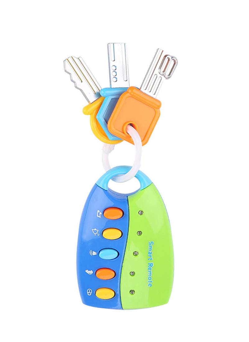 Velaurs Simulation Remote Control Car Key Lock Music Infant Early Education Educational Toy (Key Styles and Colors are Randomly Distributed)  - Image 2