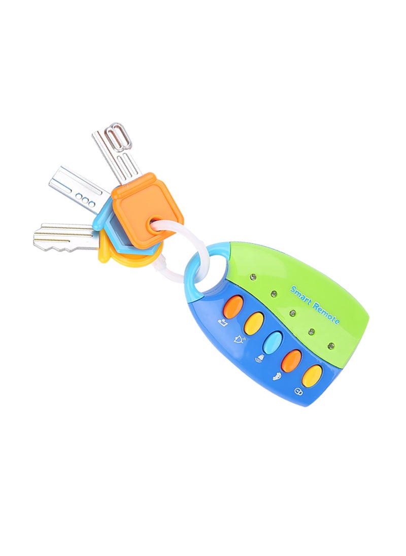 Velaurs Simulation Remote Control Car Key Lock Music Infant Early Education Educational Toy (Key Styles and Colors are Randomly Distributed)  - Image 3