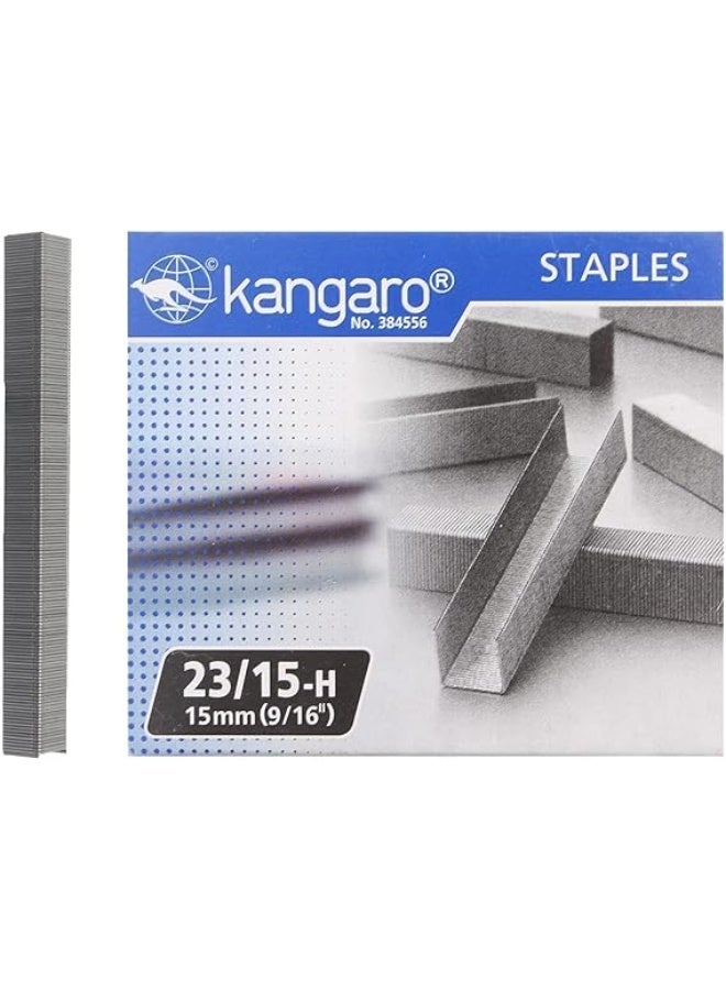 Kangaro 23/15 staples 1000 staples silver
