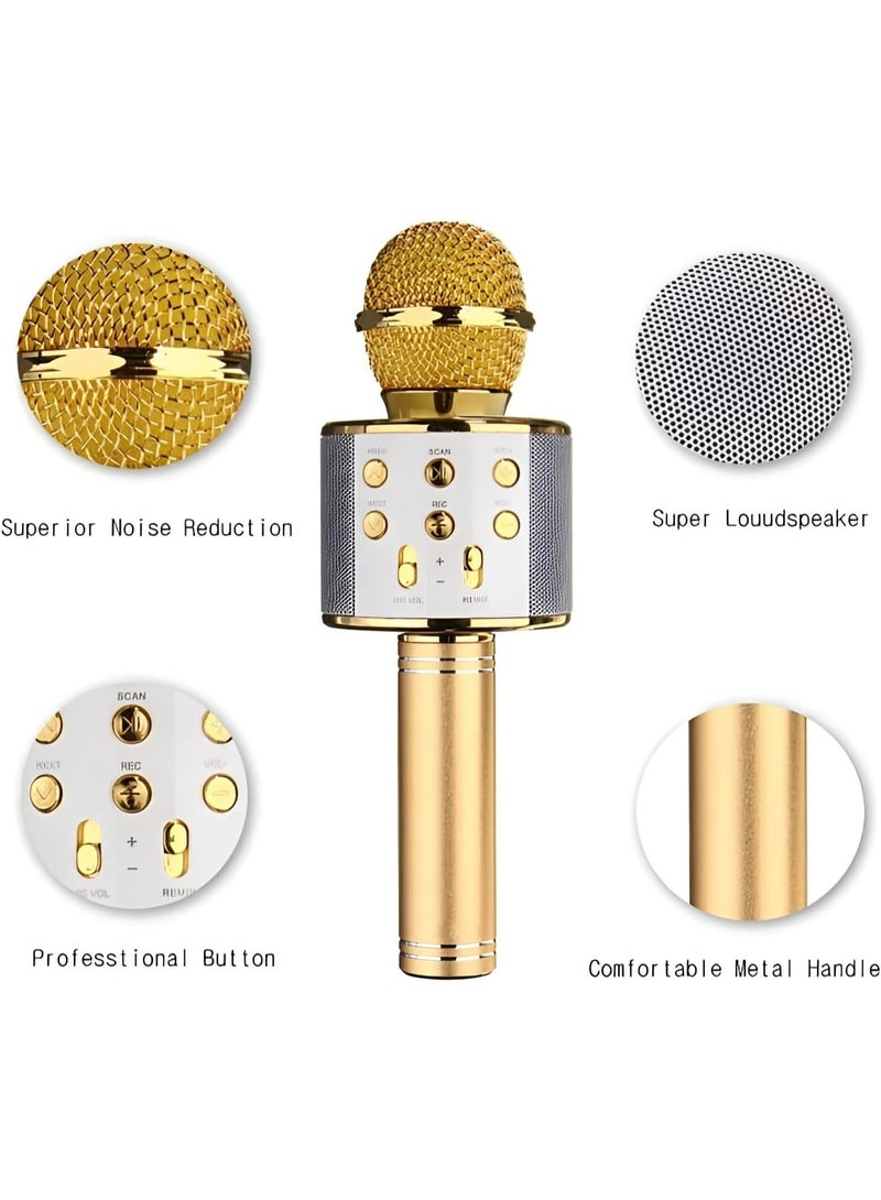 Wireless Bluetooth Microphone – High-Quality Sound Karaoke Mic for Kids & Adults - Compatible with All Devices & TF Card - Ideal for Singing, Parties & Entertainment - Image 1