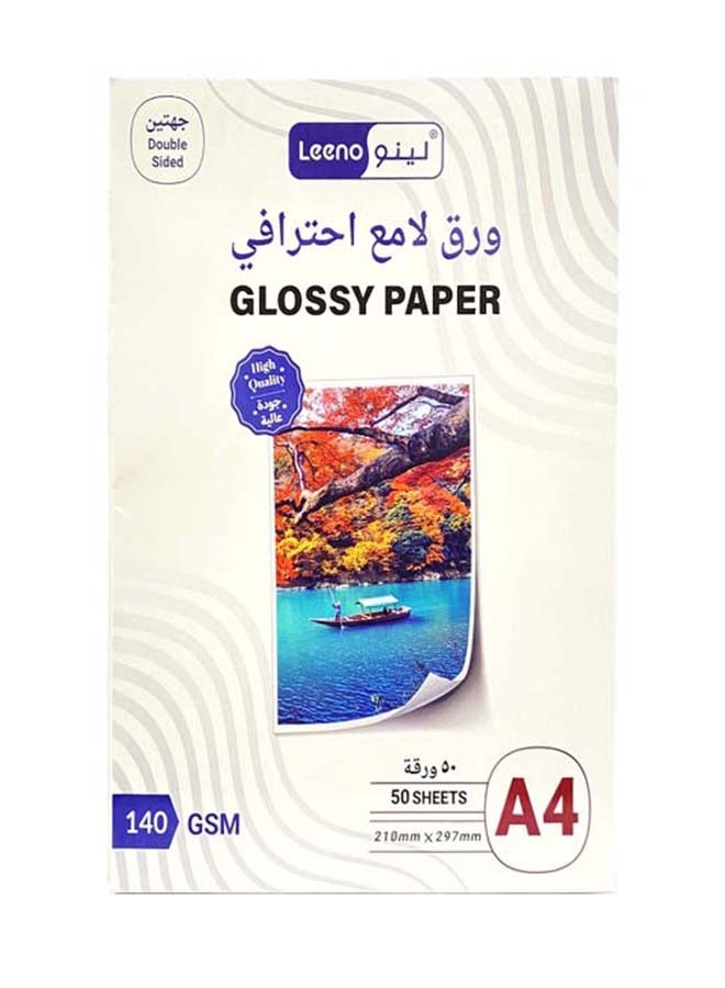 LEENO Photopaper Double Glossy A4 50s 140g 