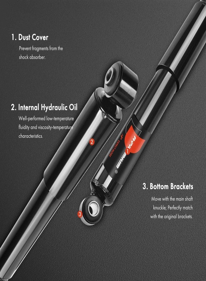 A-Premium Rear Suspension Shock Absorber Strut Compatible with Chevrolet Cobalt 2005-2010, HHR 2006-2011 & Pontiac G5 2006-2011, Pursuit 2005-2006 & Saturn Ion 2004-2007, Astra 2008-2009, 2-PC Set - Image 3