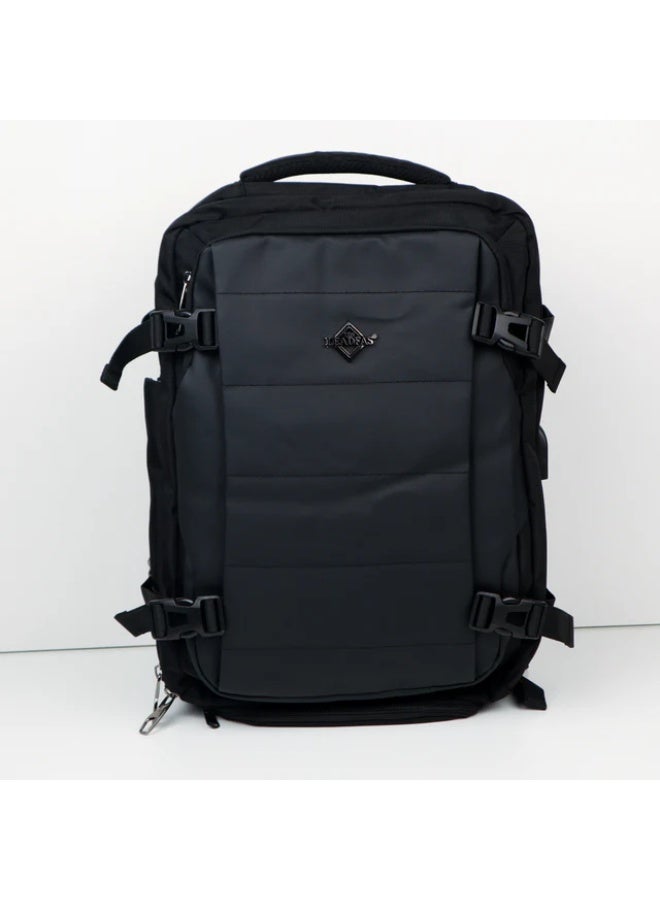 Laptop Business Waterproof Shockproof Bag - Black - Image 1