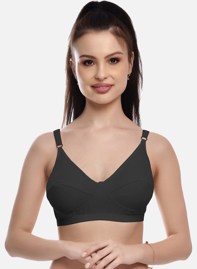 FIMS حزمة FIMS من 6 حمالات صدر كاملة التغطية للاستخدام اليومي مع راحة طوال اليوم - Image 4