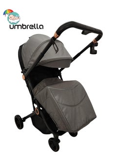 umbrella Stroller umbrella X5  flip arm High quality-Grey  - Image 3