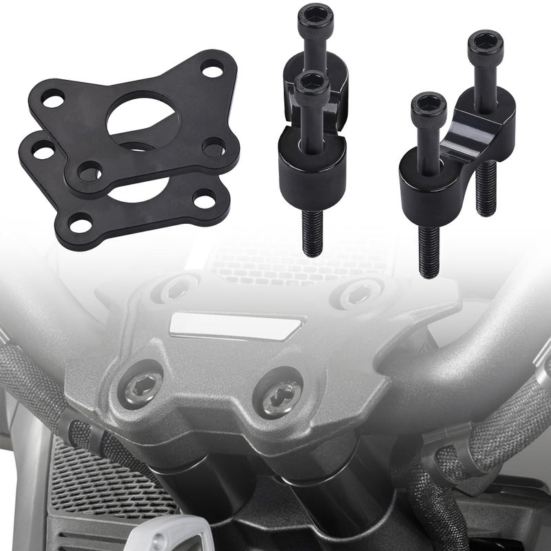 Hutexico Handlerbar Riser for the CanAm Spyder F3 All Years  RT 2020 Adjustable Aluminum Handlebar Riser Kit For CanAm RTF3 Accessories Easy to Install