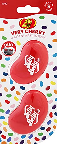 Jelly Belly 15710A 3D Gel Mini Vent Air Freshener Duo PackVery Cherry