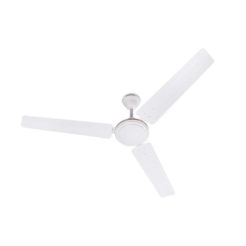 Crompton Crompton SUREBREEZE SEA SAPPHIRA 1200 mm Ceiling Fan for Home BEE Star Rated Energy Efficient Fan Superior Air Delivery HighSpeed 2 Years Warranty Opal White Pack of 1 