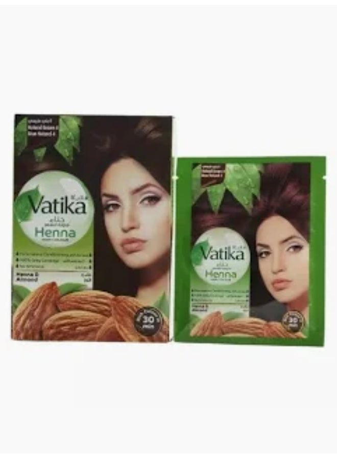 Vatika Henna Hair Colour (Natural Brown 4) With Henna & Almond 60g - Image 3