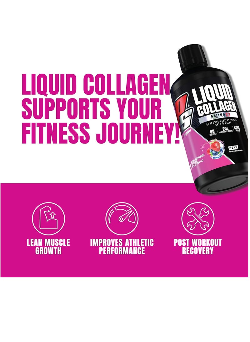 ProSupps PROSUPPS Amino23 Liquid Collagen Shots 16 Serving Berry - Image 3