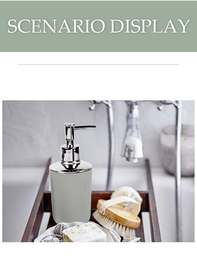 DUNISO 4 Pieces of Bathroom Accessories Set, Household Toiletries Set, Bathroom Storage Set,Sturdy and Durable，with lotion bottle, toothbrush holder, mouthwash cup, soap tray，Suitable for Family and Travel Use  - Image 5